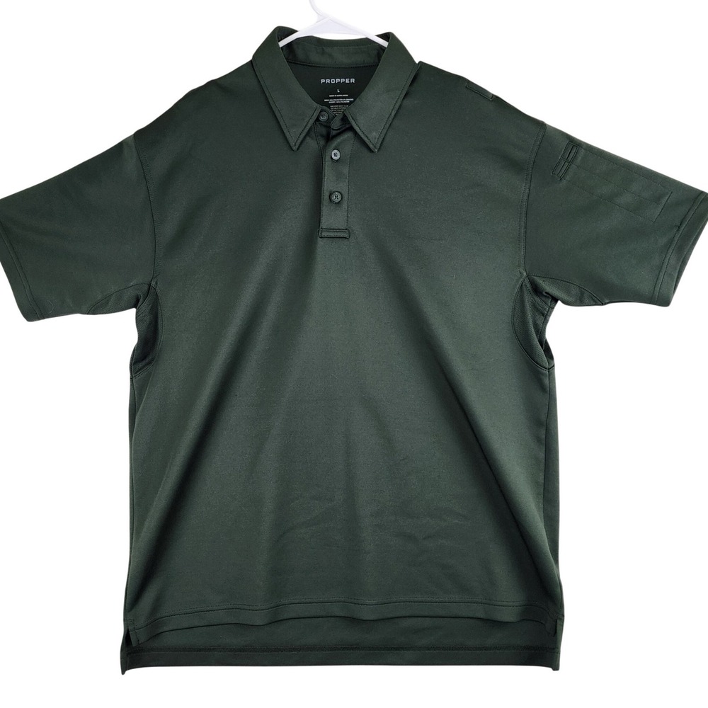 Propper Tactical Performance Polo Uniform‎ Shirt Olive Green Mens Large